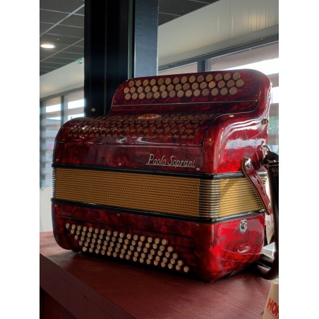 Accordéon Occasion PAOLO SOPRANI Rouge - Macca Music