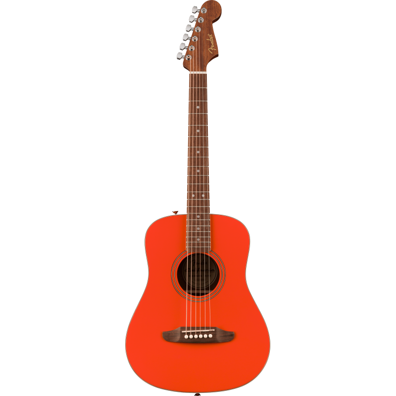 Guitare Acoustique Fender CA STD Redondo Mini Fiesta Red - Macca Music