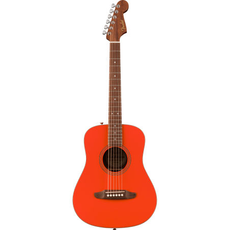 Guitare Acoustique Fender CA STD Redondo Mini Fiesta Red - Macca Music