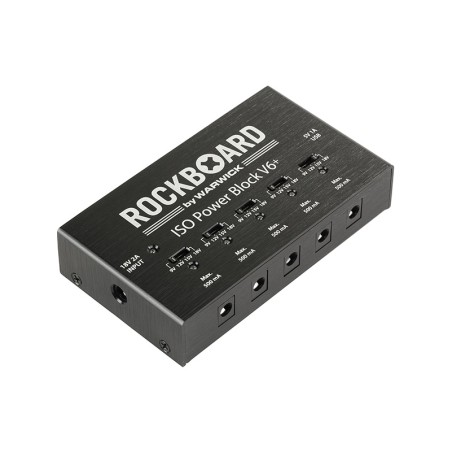 Bloc D'alimentatio Pour Pedalboard ROCKBOARD Power Block ISO V6+ - Macca Music