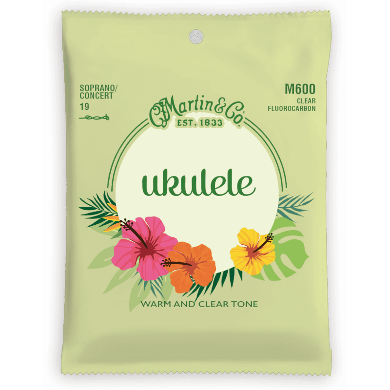 Cordes Pour Ukulélé Soprano Ou Concert MARTIN M600 - Macca Music