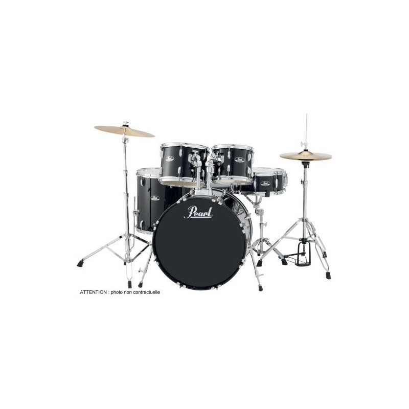 Batterie acoustique complète PEARL ROADSHOW 22" JET BLACK
