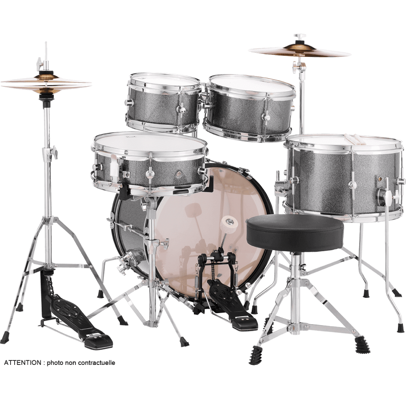 Batterie acoustique PEARL ROADSHOW JUNIOR 16" 5 Fûts - Grindstone Sparkle