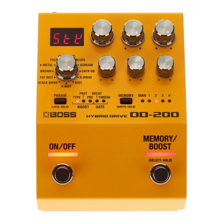 Pédale d'Effet Overdrive BOSS OD-200 - Macca Music