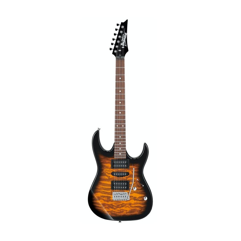 Guitare Electrique IBANEZ GRX70QA-SB - Macca Music