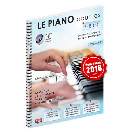 LE PIANO POUR LES 9-15 ANS VOL1 + CD