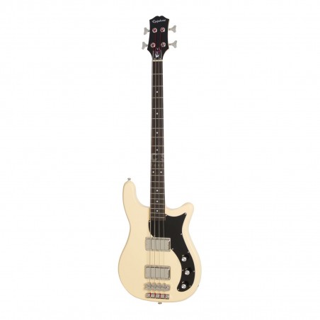 Basse électrique passive EPIPHONE EMBASSY PRO ANTIQUE IVORY