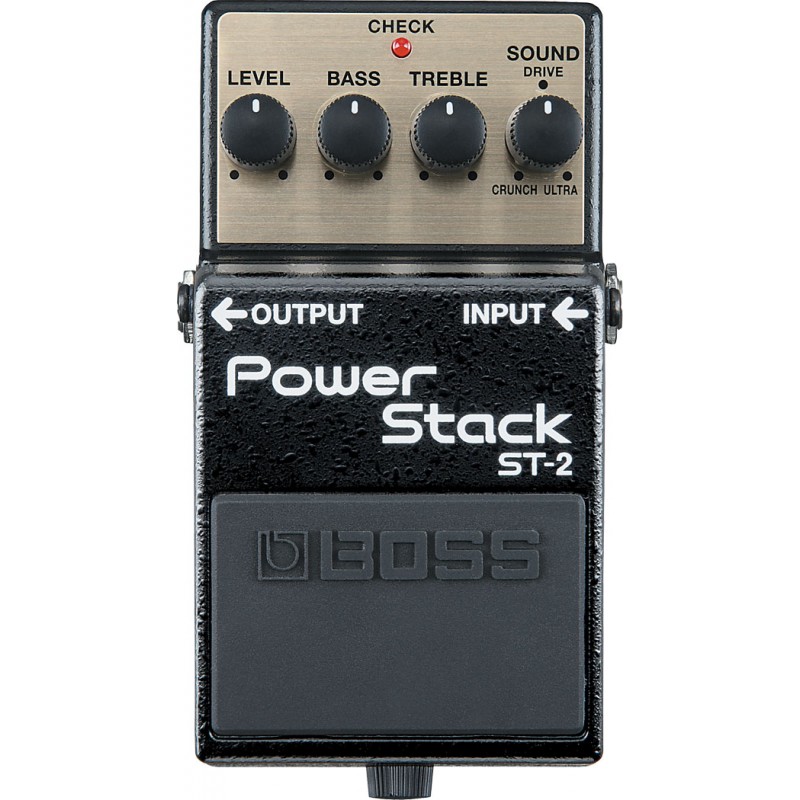 Pédale d'Effet Distortion Power Stack BOSS ST-2 - Macca Music