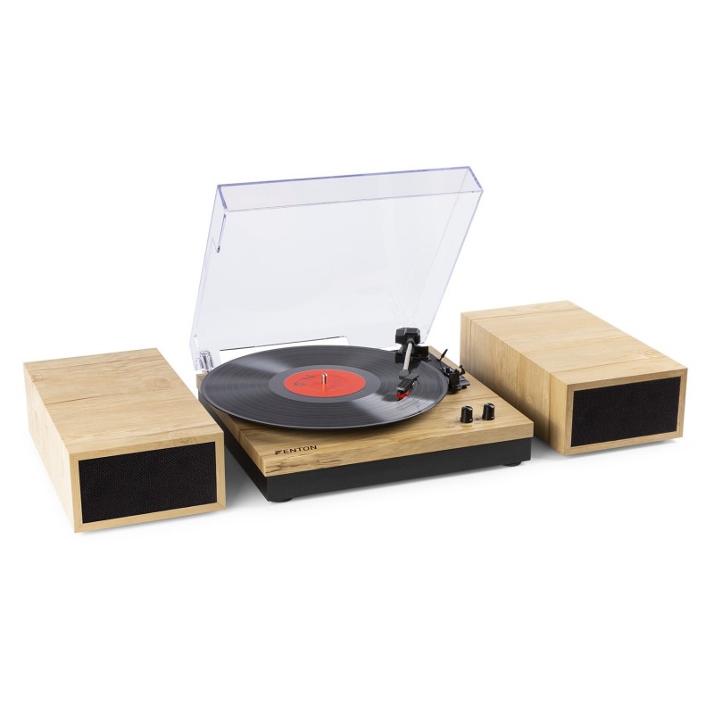 Ensemble tourne-disque FENTON RP165D BOIS CLAIR
