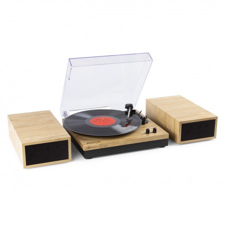 Ensemble tourne-disque FENTON RP165D BOIS CLAIR