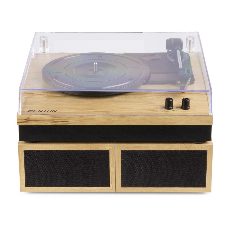 Ensemble tourne-disque FENTON RP165D BOIS CLAIR