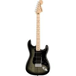 Guitare Electrique SQUIER Affinity Stratocaster FMT HSS MN Black Burst - Macca Music