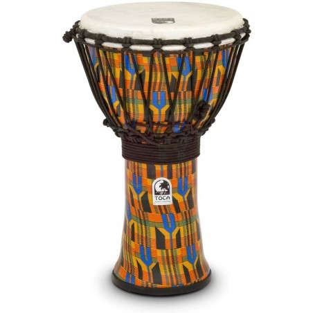 Djembe TOCA 9" Freestyle Kente Cloth