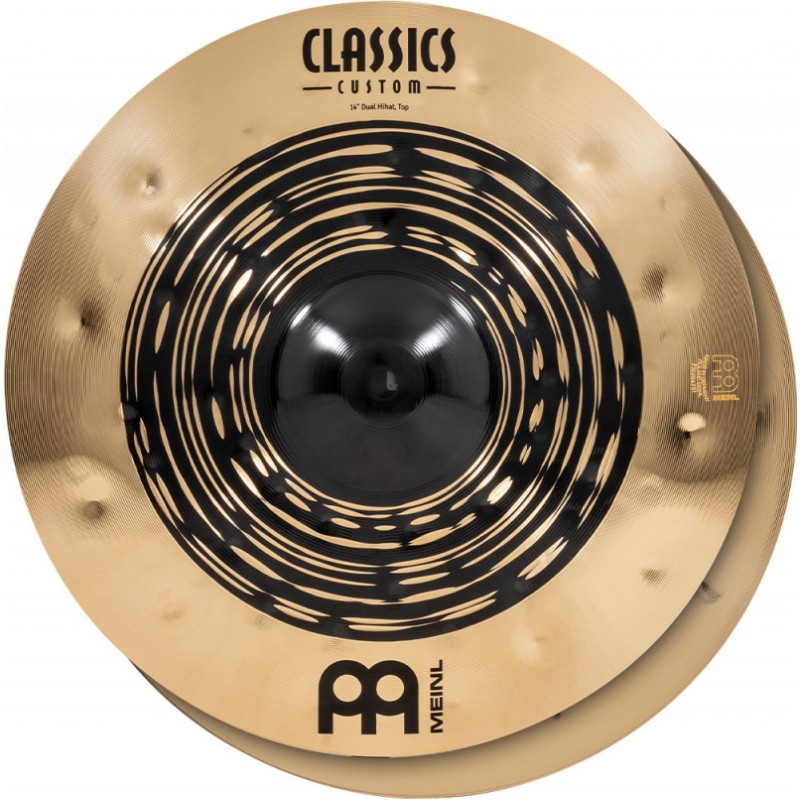 Cymbales de charleston MEINL 14" CLASSICS CUSTOM DUAL