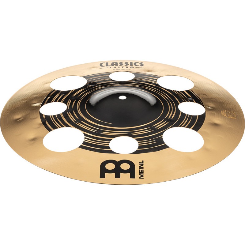 Cymbale crash MEINL 16" CLASSICS CUSTOM DUAL TRASH