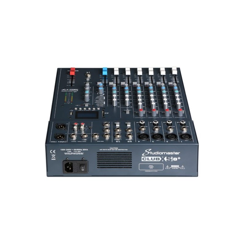 Table de mixage Studio Master club XS8+