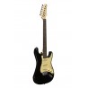 Guitare électrique type stratocaster STAGG SES-30 BK