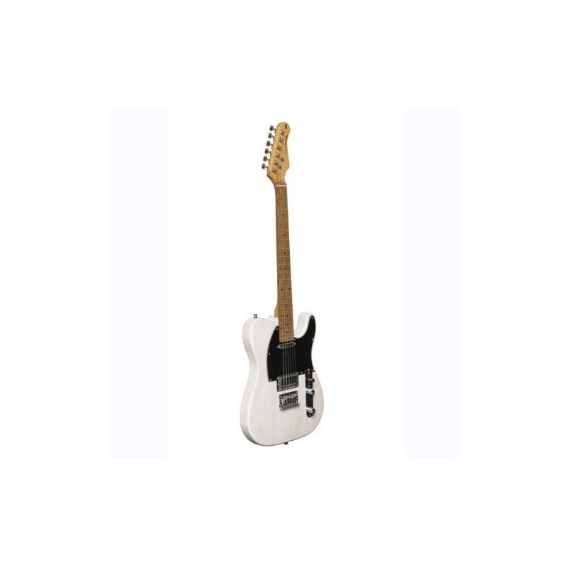 Guitare électrique type telecaster STAGG SET PLUS WHB