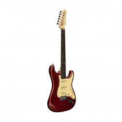 Guitare électrique type stratocaster STAGG SES 30 CAR