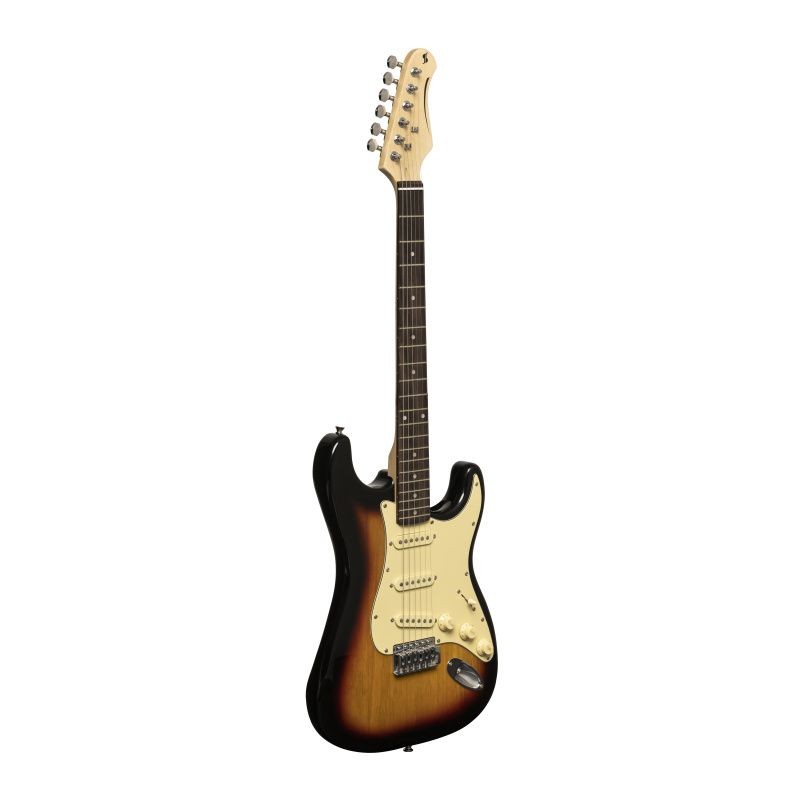 Guitare électrique type stratocaster STAGG SES 30 SNB