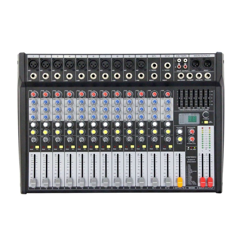 Table de mixage avec effets DEFINITIVE AUDIO MX14 FX