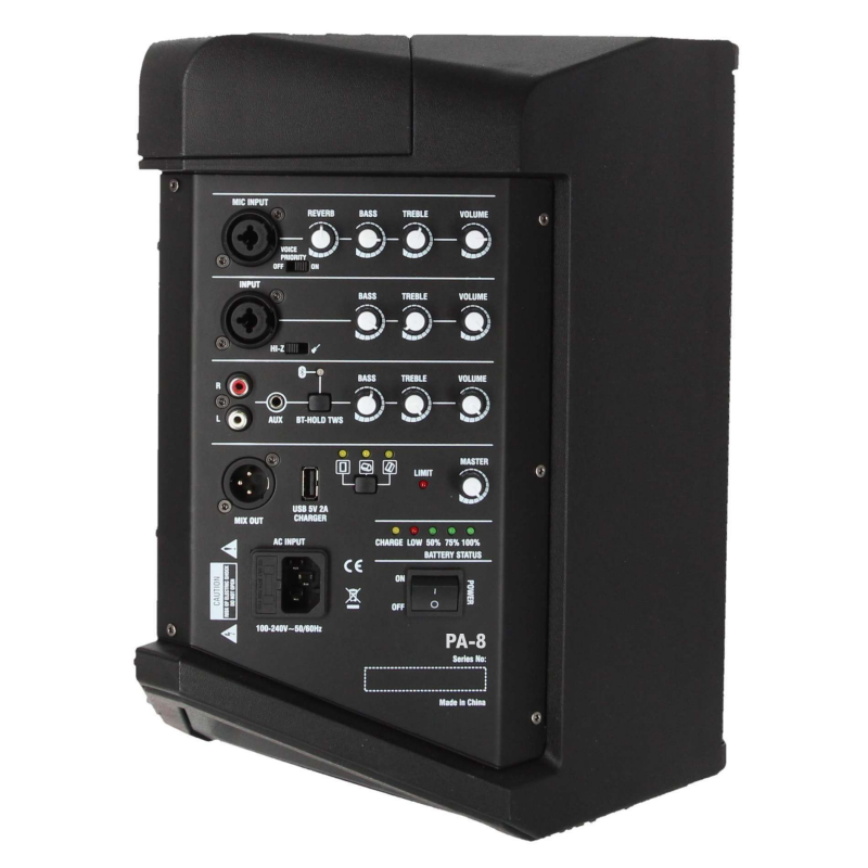 Enceinte portable DEFINITIVE AUDIO Atlantis PA-8 - Macca Music