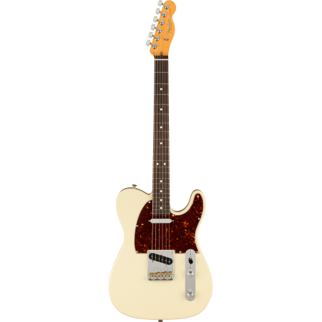 Guitare électrique FENDER American Pro II Telecaster RW Olympic White - Macca Music