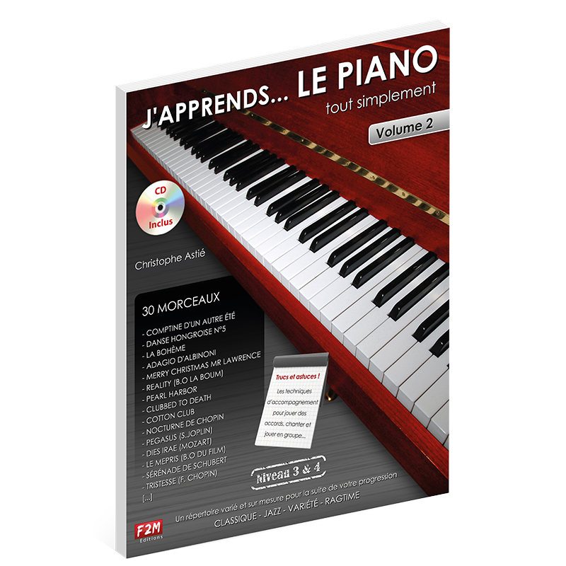 Librairie Musicale J'apprends Le Piano Volume 2 - Macca Music
