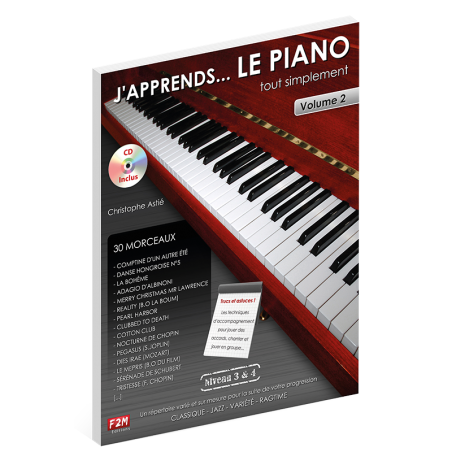 Librairie Musicale J'apprends Le Piano Volume 2 - Macca Music