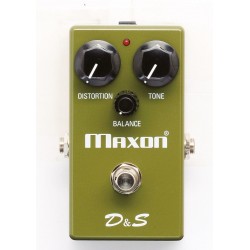 Pédale d'Effet Guitare MAXON D&S Distortion/Sustainer - Macca Music