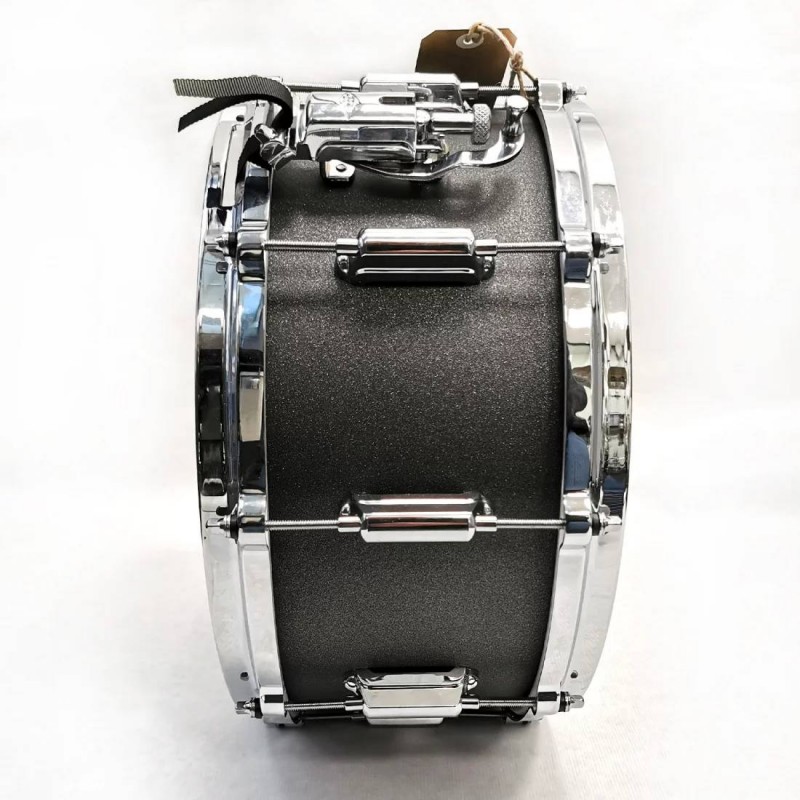 Caisse Claire ASBA Metal 14x6.5 Inox Graphite - Macca Music