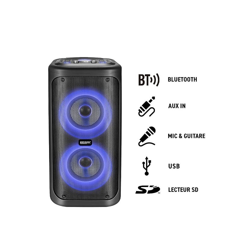 Sono portable USB/Bluetooth POWER ACOUSTICS GoFun 200 - Macca Music