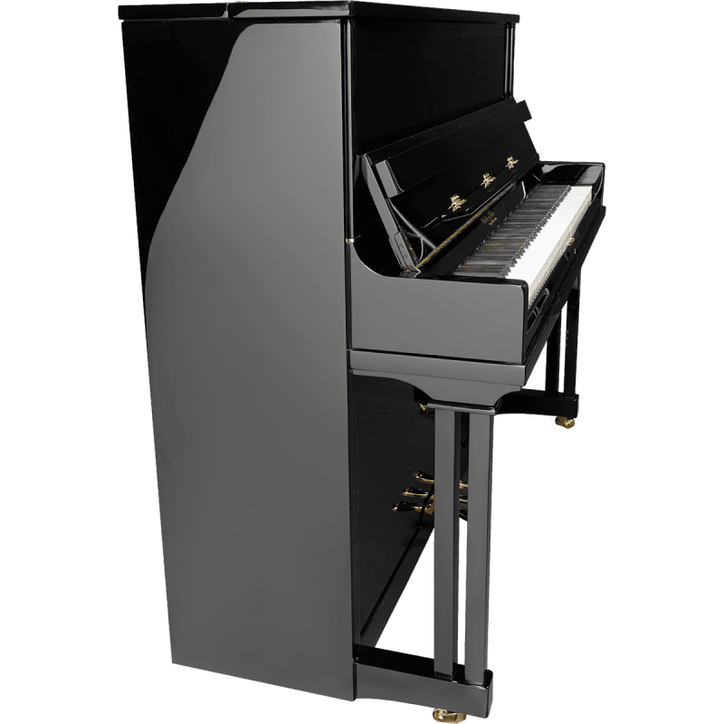 Piano Droit PLEYEL P124 Noir Brillant - Macca Music