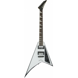 Guitare Electrique JACKSON Rhoads JS32T White with Black Bevels - Macca Music