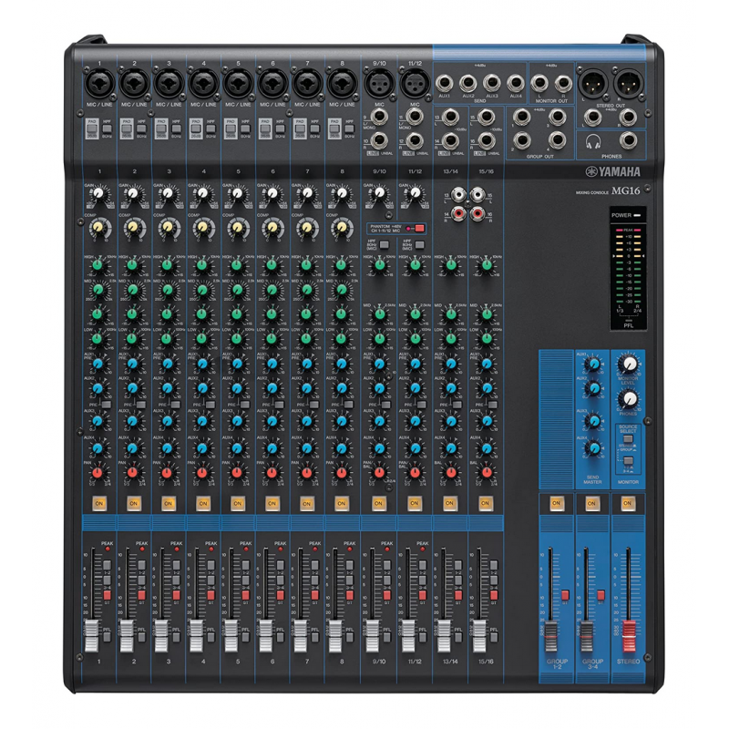 Table de mixage YAMAHA MG16 - Macca Music