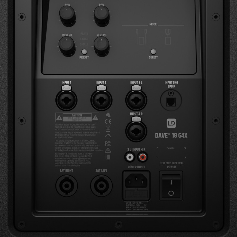 Système de sonorisation LD SYSTEMS Dave 18 G4X - Macca Music