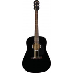 Guitare Acoustique FENDER CD-60S Dreadnought Black WN - Macca Music
