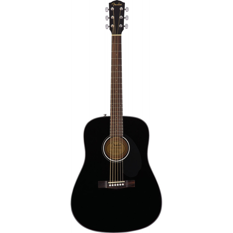 Guitare Acoustique FENDER CD-60S Dreadnought Black WN - Macca Music