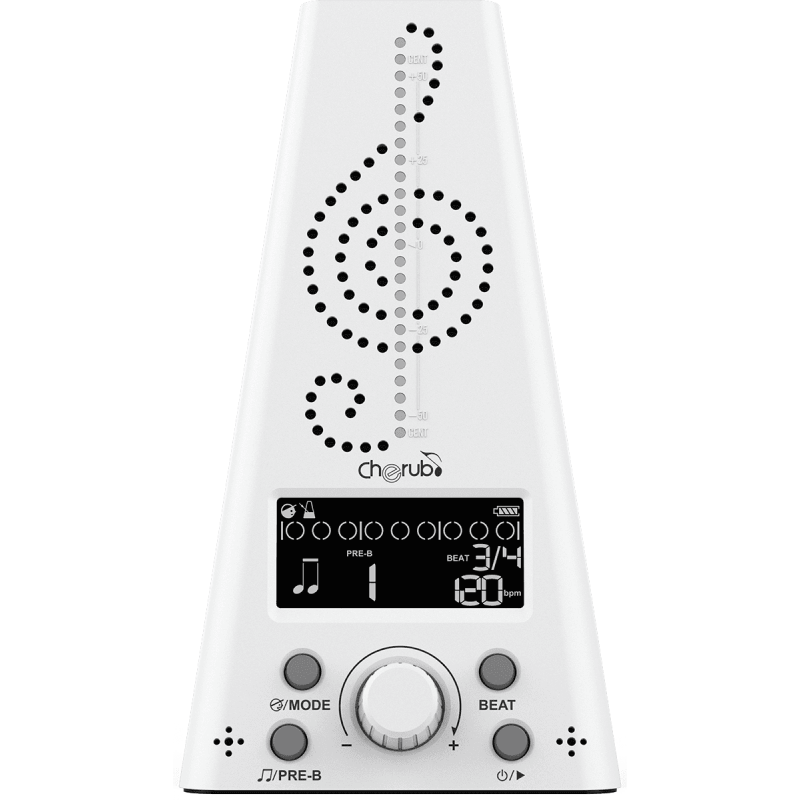 Métronome/Accordeur CHERUB WMT-230-WHT - Macca Music