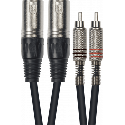 Câble XLR Mâle/RCA Mâle YELLOW CABLE ECO K09-3 - Macca Music