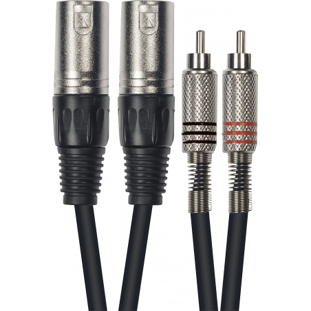 Câble XLR Mâle/RCA Mâle YELLOW CABLE ECO K09-3 - Macca Music