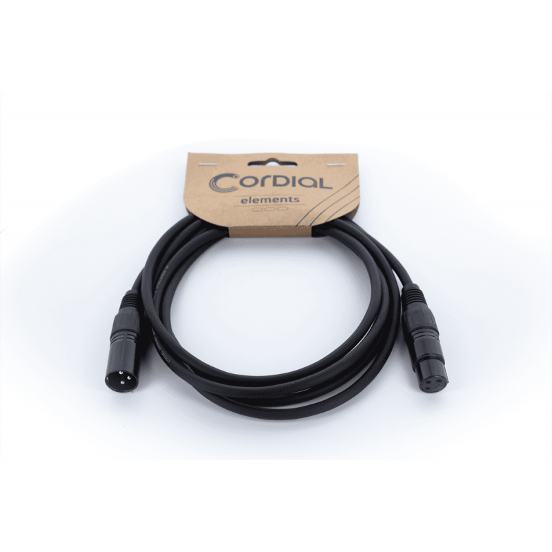 Câble XLR 1,5m YELLOW CABLE EM1.5FM - Macca Music