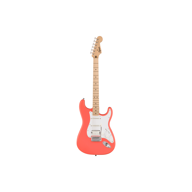 Guitare électrique SQUIER Stratocaster HSS Tahitian Coral - Macca Music