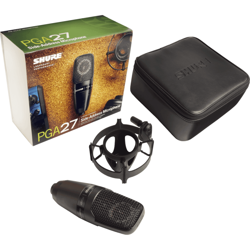 Micro Statique Studio SHURE PGA27-LC - Macca Music