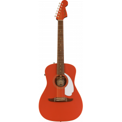Guitare Electro Acoustique FENDER Malibu Player Fiesta Red WN - Macca Music