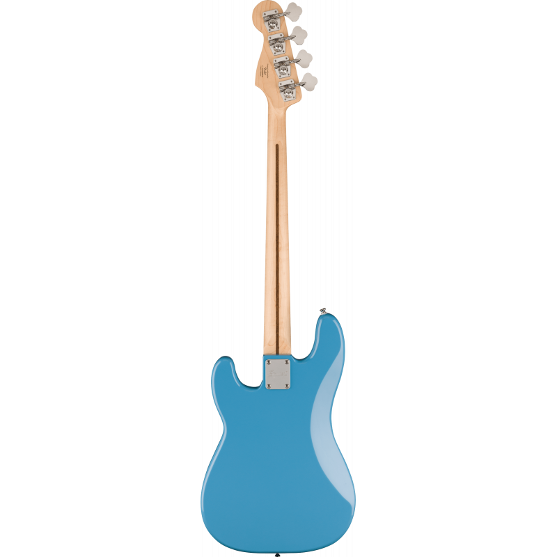 Basse SQUIER Sonic Precision Bass Maple, White Pickguard, California Blue - Macca Music