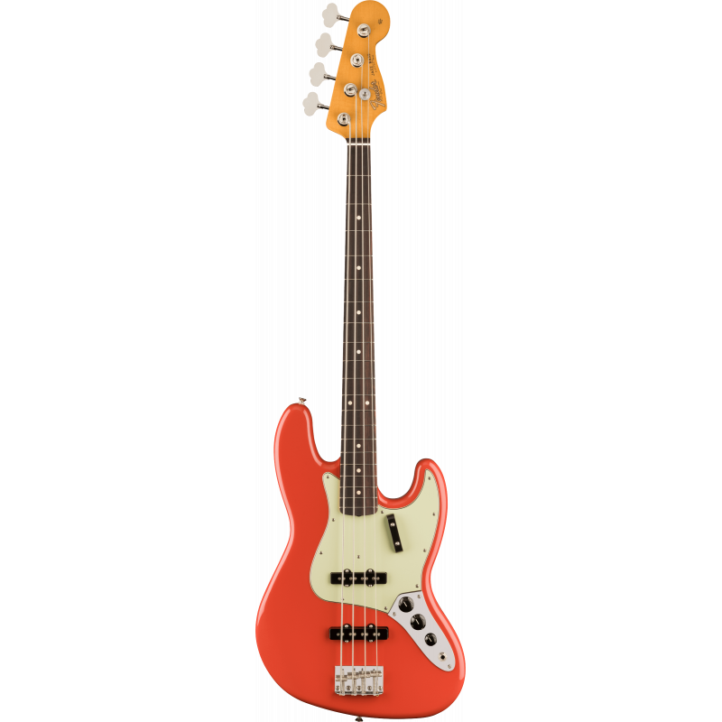 Basse Electrique FENDER Vintera II 60's Jazz Bass RW Fiesta Red - Macca Music