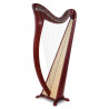 Camac Harpe Celtique Hermine 34 Cordes Rouge - Macca Music
