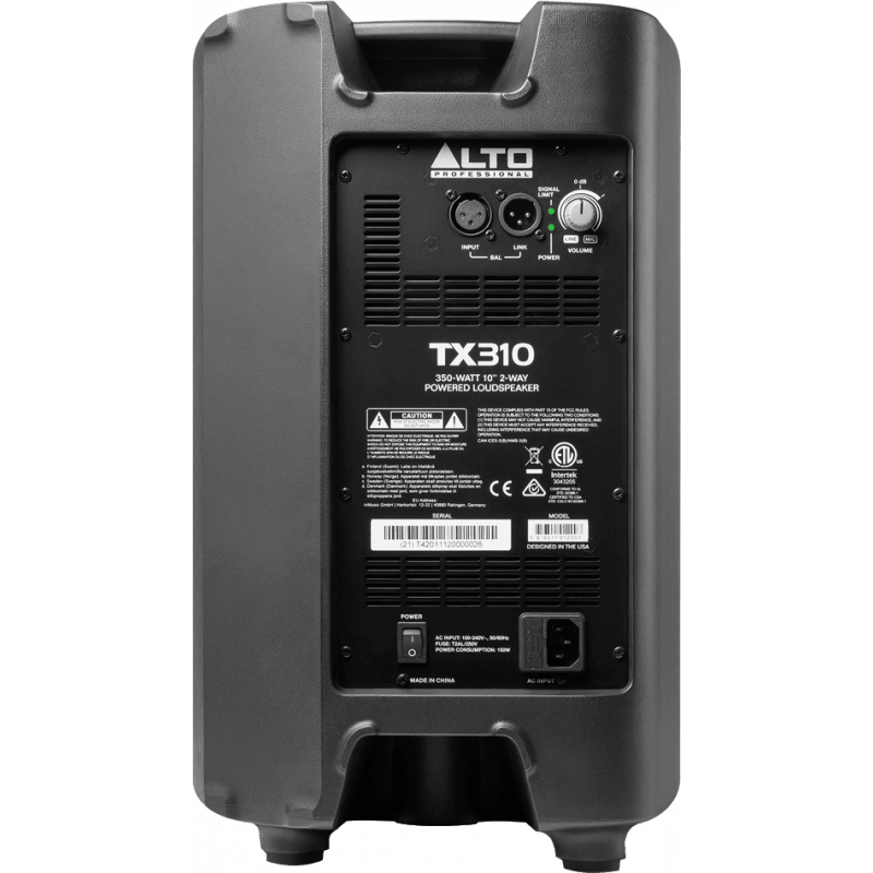 Enceinte Amplifiée 10" ALTO TX310 - Macca Music