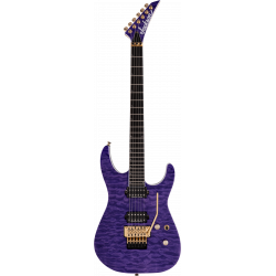 Guitare Electrique JACKSON SL2Q MAH Soloist Trasparent Purple - Macca Music